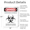 Signmission Danger Corona Outbreak OSHA Notice Sign, Aluminum, 18in W x 24in L, 2PK OS-2PACK-NS-A-1824-25570 - alternate 6